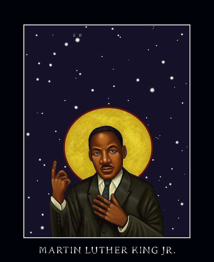Rev. Dr. Martin Luther King Jr.  Painting by Kelly Latimore