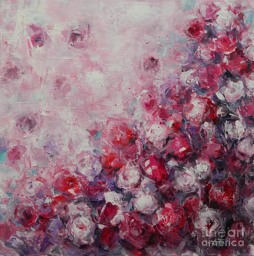 Reveling in Roses Painting by Dan Campbell