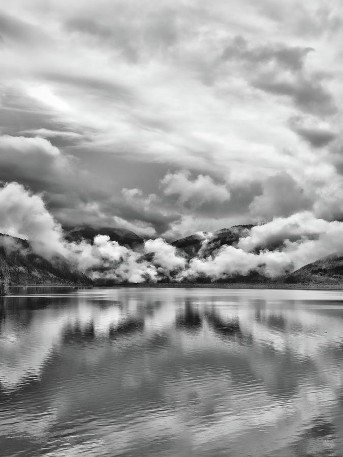 Revelstoke Dam Cloud Reflections Photograph by Allan Van Gasbeck | Fine ...