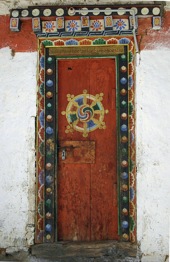  Door of Many Colors Photograph by Leslie Struxness