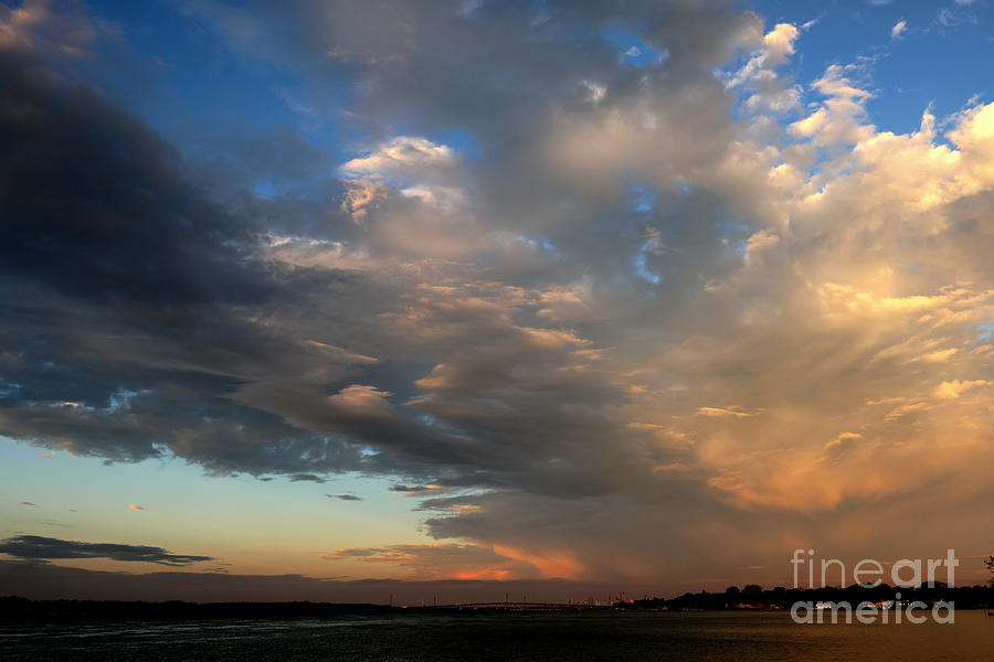 Reverse Sunrise Clouds Photograph by fototaker Tony is looking UP ...