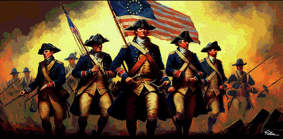 Revolutionary War Digital Art By Rolleen Carcioppolo Fine Art America