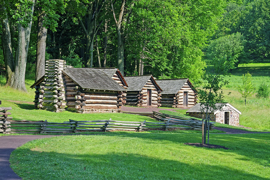 Revolutionary War Soldiers Huts Photograph by Sally Weigand