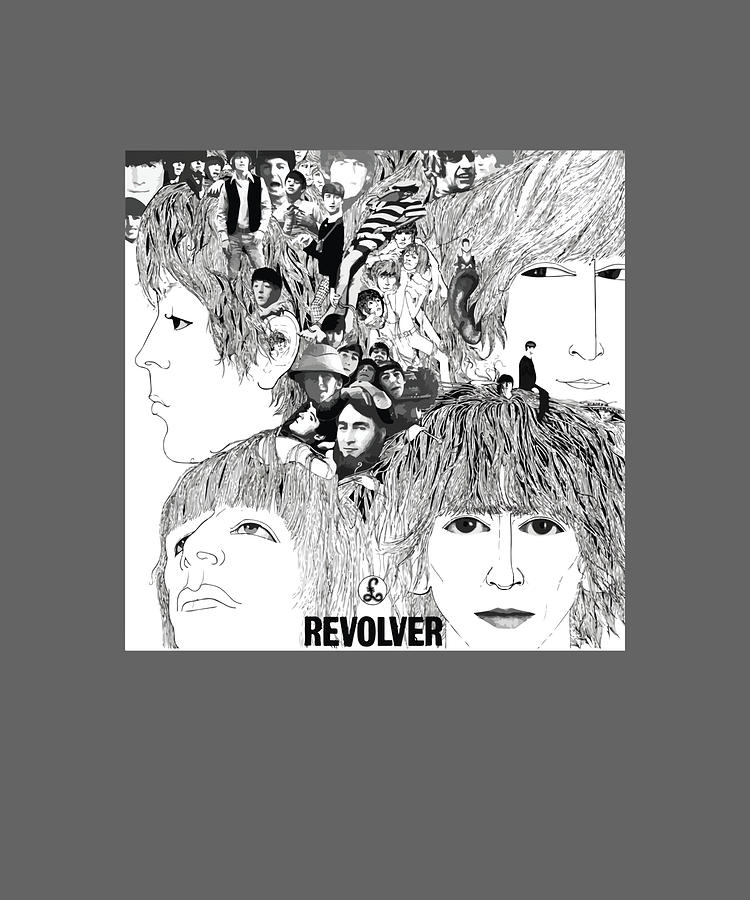 Revolver Album Cover Baby 70s Painting by Claire Adams | Pixels