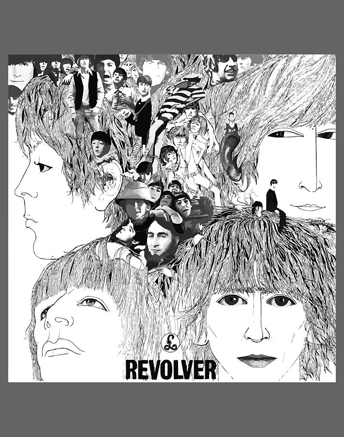 Revolver Album Cover Digital Art by Oanh Danh Bui | Pixels