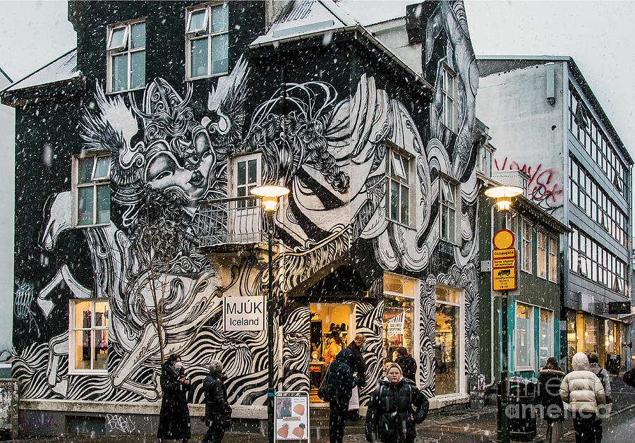 Reykjavik graffiti art 1 Photograph by Claudio Maioli