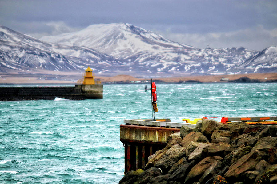 Reykjavik Harbor Photograph by Jim Albritton