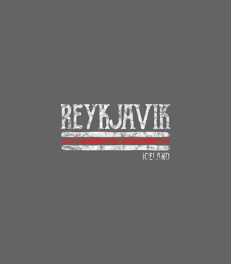 Reykjavik Iceland Love Souvenir Vintage Retro Digital Art By Vansh Bianka Pixels