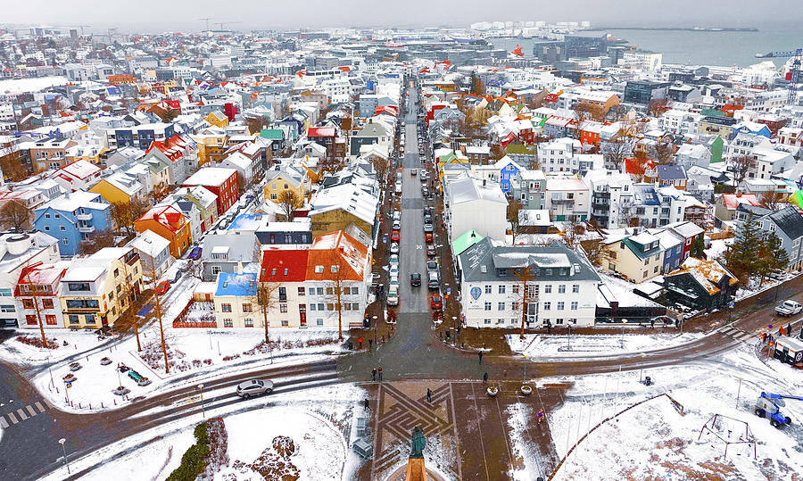 Reykjavik Rooftops Photograph by Alice Mainville