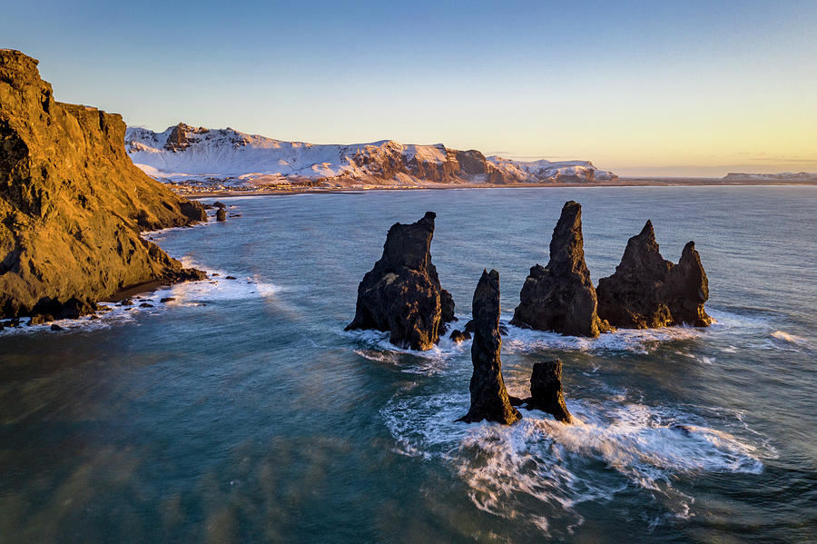 Reynisdrangar sea stacks Photograph by Pall Jokull Petursson | Fine Art ...