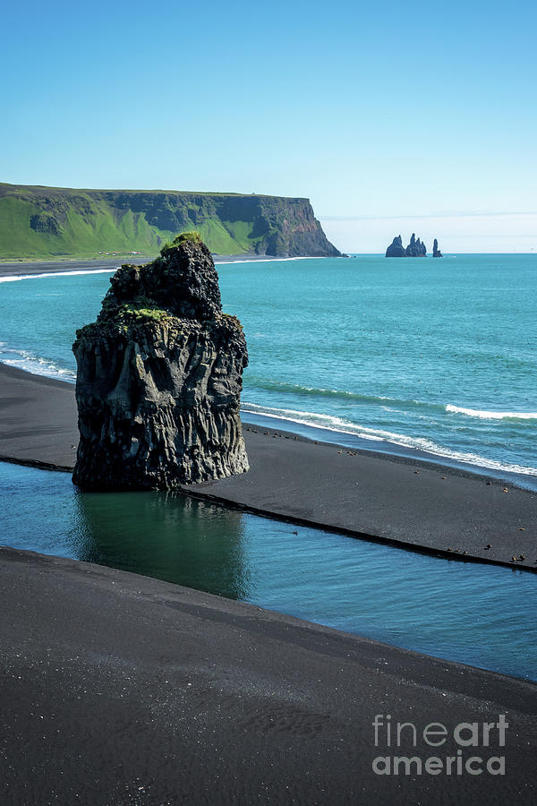 Reynisfjara black beach, Iceland Photograph by Delphimages Photo Creations