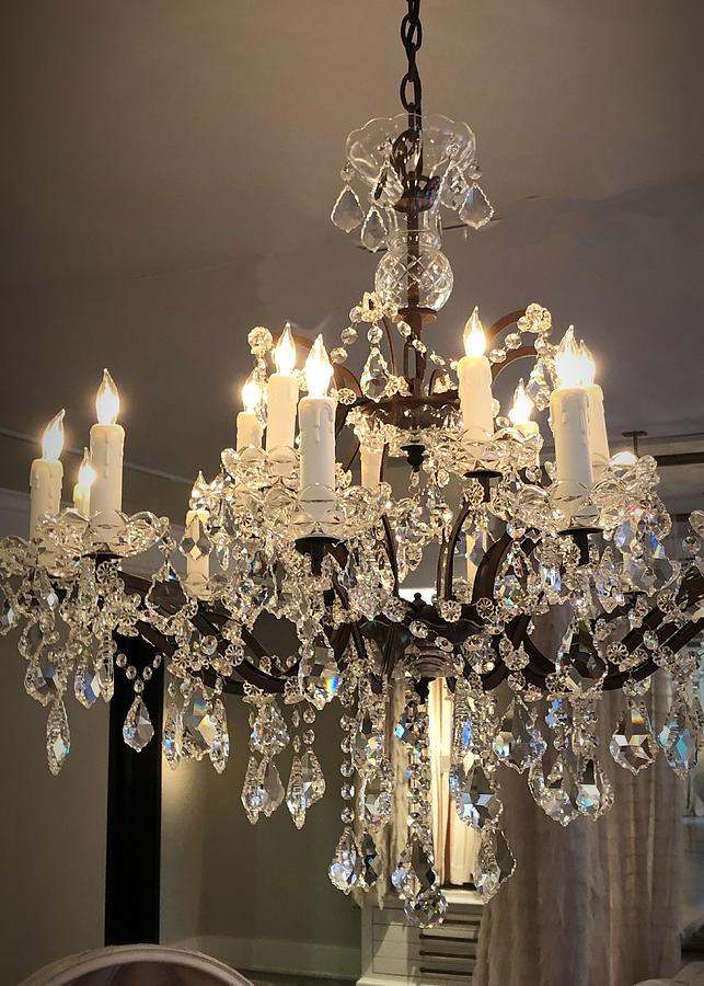 RH Chandelier Photograph by Mary Pille