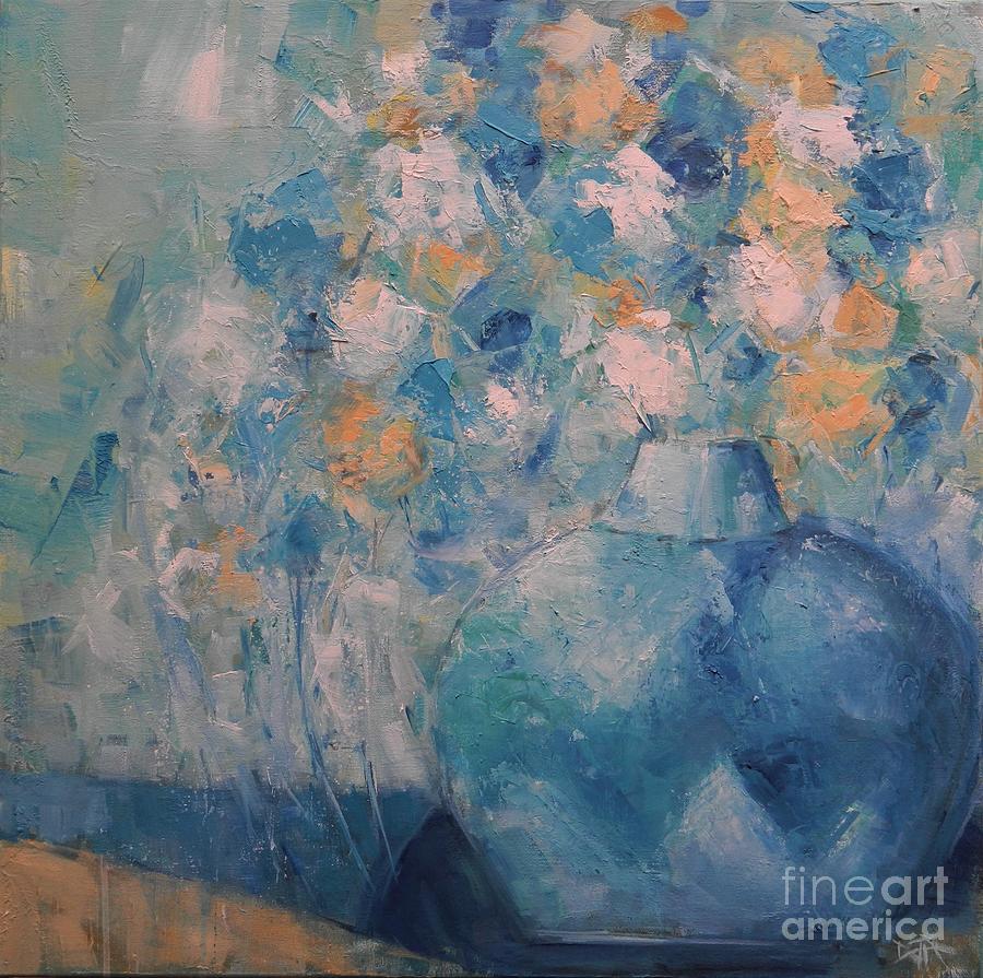 Rhapsody in Blue Painting by Dan Campbell