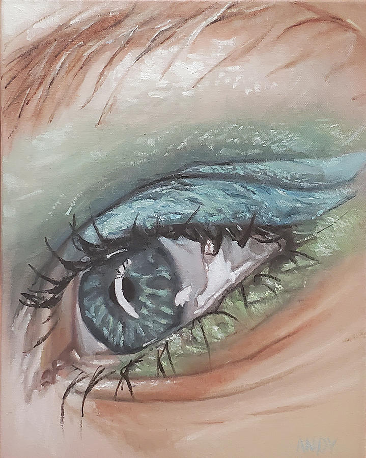 eyes Painting Andrew Martinez - Fine Art