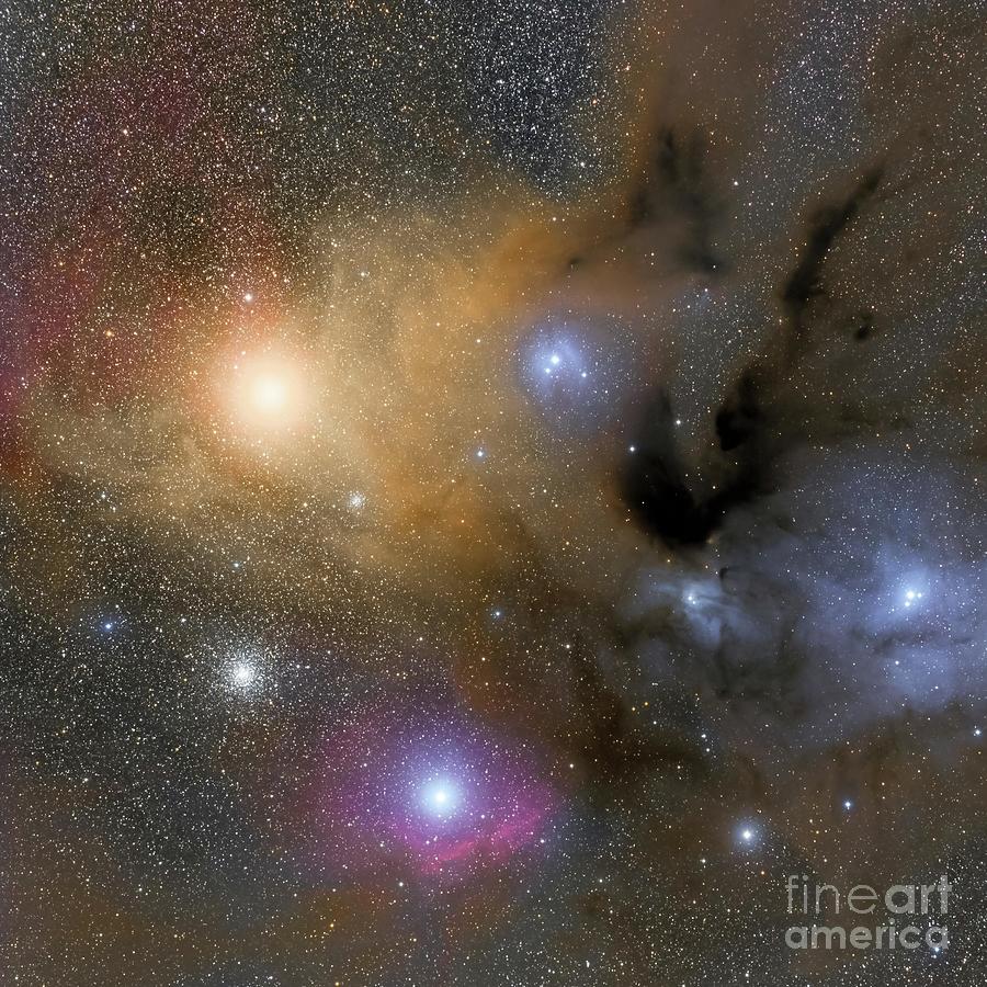 Rho Ophiuchi Molecular Cloud Nebula Photograph by Jim DeLillo