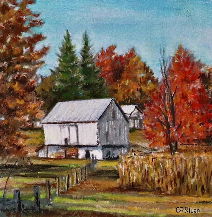 Rhoades Farm Pastel by GR Stuart - Fine Art America