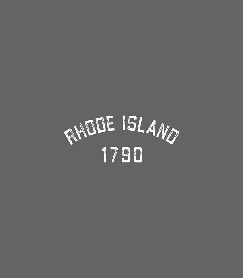 Rhode Island 1790 Ri Hooded Vintage Retro Digital Art By Vansh Bianka 