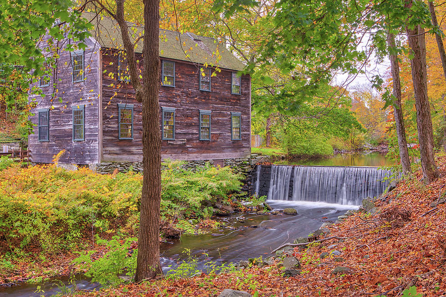 Rhode Island Blackstone Valley Moffett Mill  Photograph by Juergen Roth