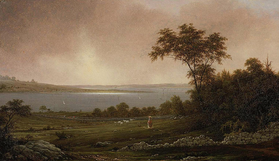 Rhode Island Landscape 3 Painting by Martin Johnson Heade