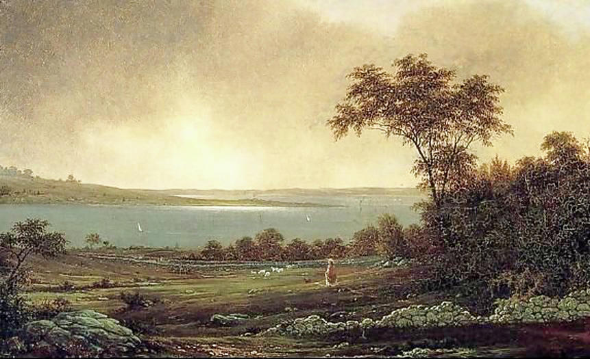 Rhode Island Landscape Painting by Martin Johnson Heade