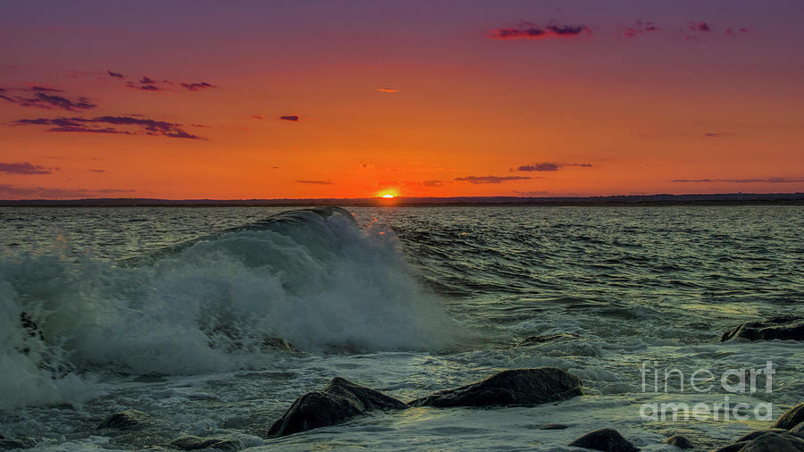 Rhode Island Sunset Photograph by New England Photography