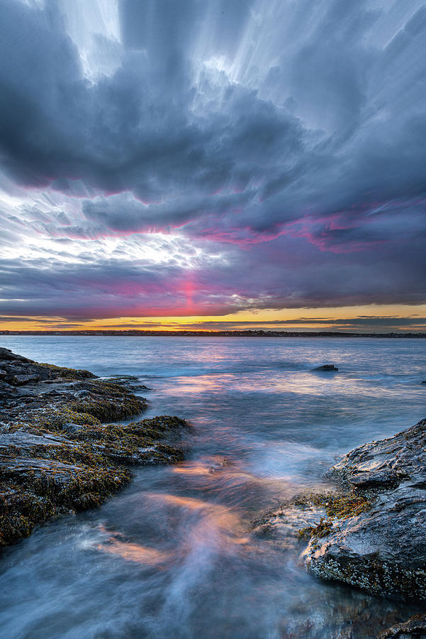 Rhode Island sunset Photograph by Todor Tsvetkov - Fine Art America