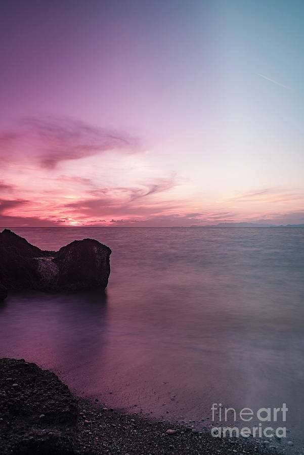 Rhodes Kato Petres Beach when the Sun Sets Photograph by Antony McAulay ...