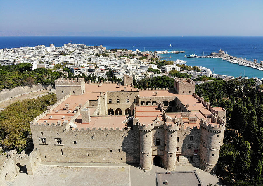 Rhodes Palace - Palace of the Grand Master of the Knights of Rhodes by  Drony Official