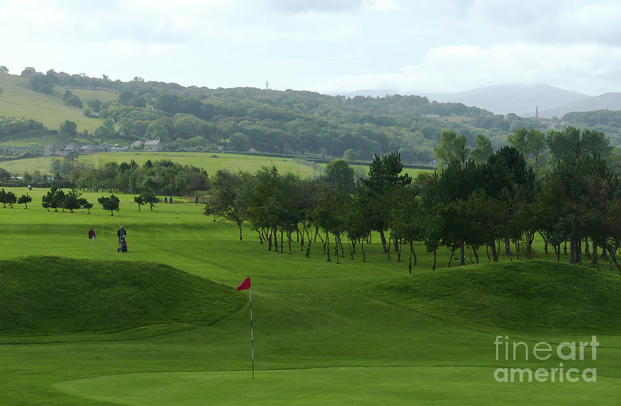 Rhos on Sea Golf Course - North Wales Photograph by Phil Banks