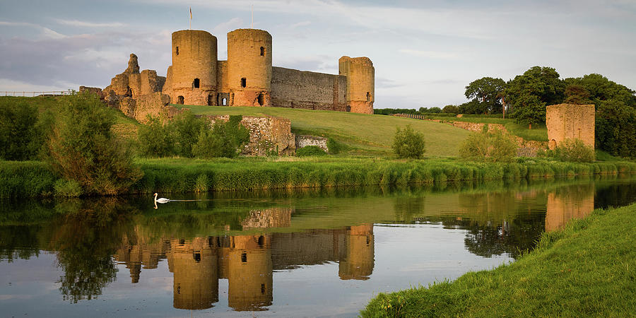 Castle Photograph - Rhuddlan Castle by Peter OReilly