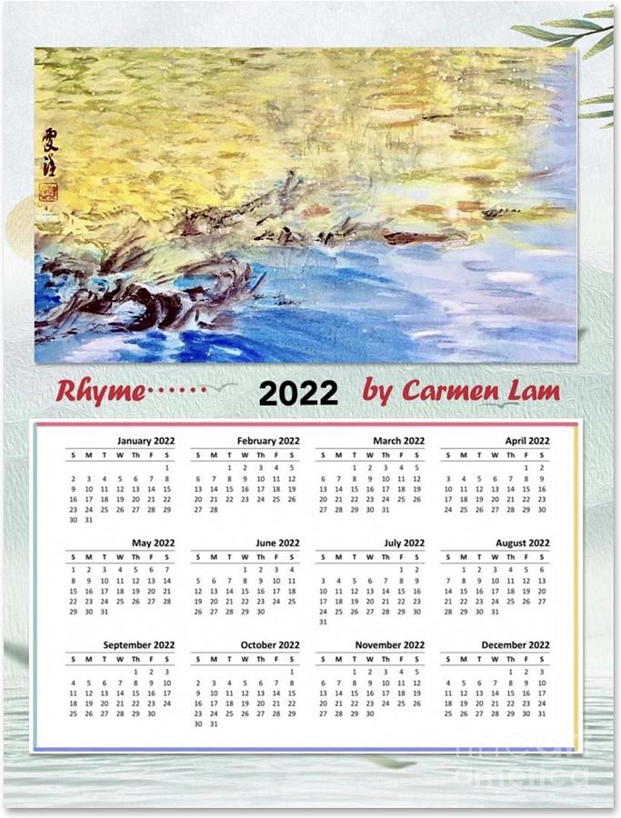 Rhyme Calendar Mixed Media by Carmen Lam