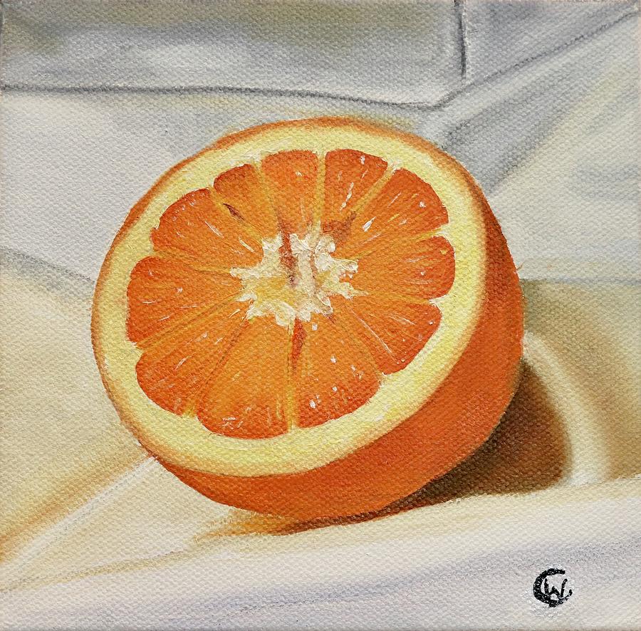 Rhymes With Orange Painting By Christine Wichers - Fine Art America