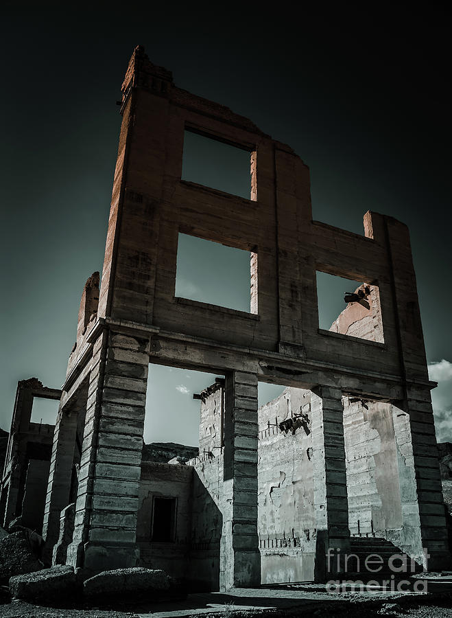 Rhyolite Ghost Town Dark Photograph by Blake Webster