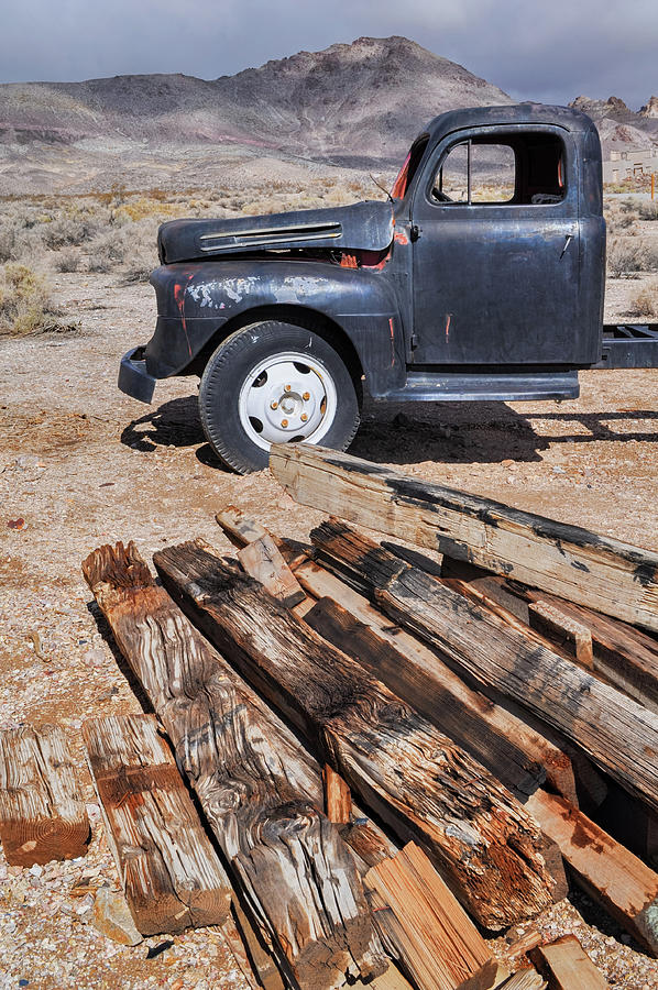 Rhyolite Ghost Town Truck Photograph by Kyle Hanson