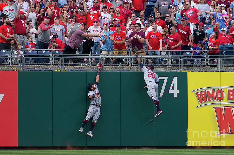 Rhys Hoskins, Byron Buxton, And Eddie Rosario Photograph by Mitchell Leff Rhys Hoskins, Byron Buxton, And Eddie Rosario Photograph by Mitchell Leff