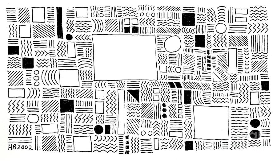 Rhythm Grid Drawing by Harry Brown - Fine Art America