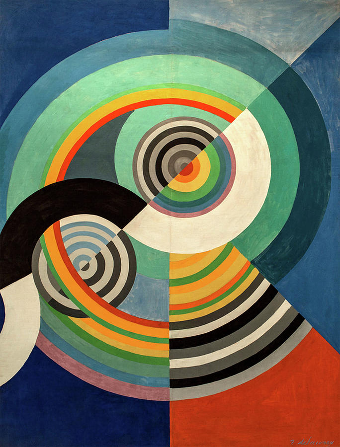 Rhythm Number Three By Robert Delaunay Painting