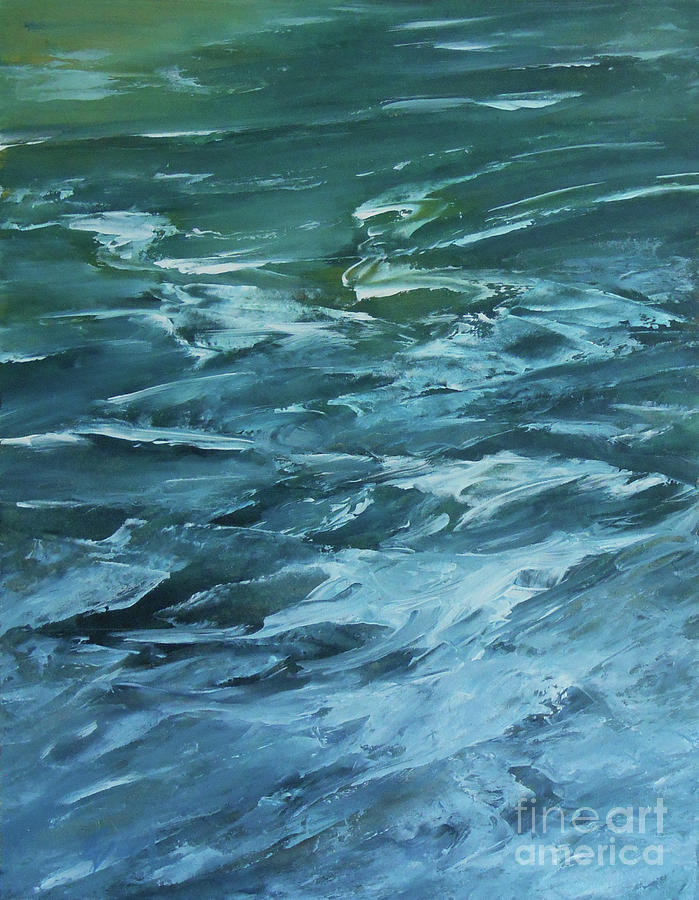 Rhythm Of The Ocean Painting by Jane See