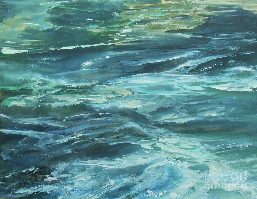 Rhythm Of The Sea Painting by Jane See