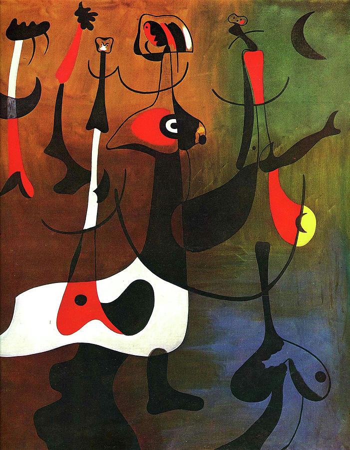 Rhythmic Characters Photograph by Joan Miro - Pixels