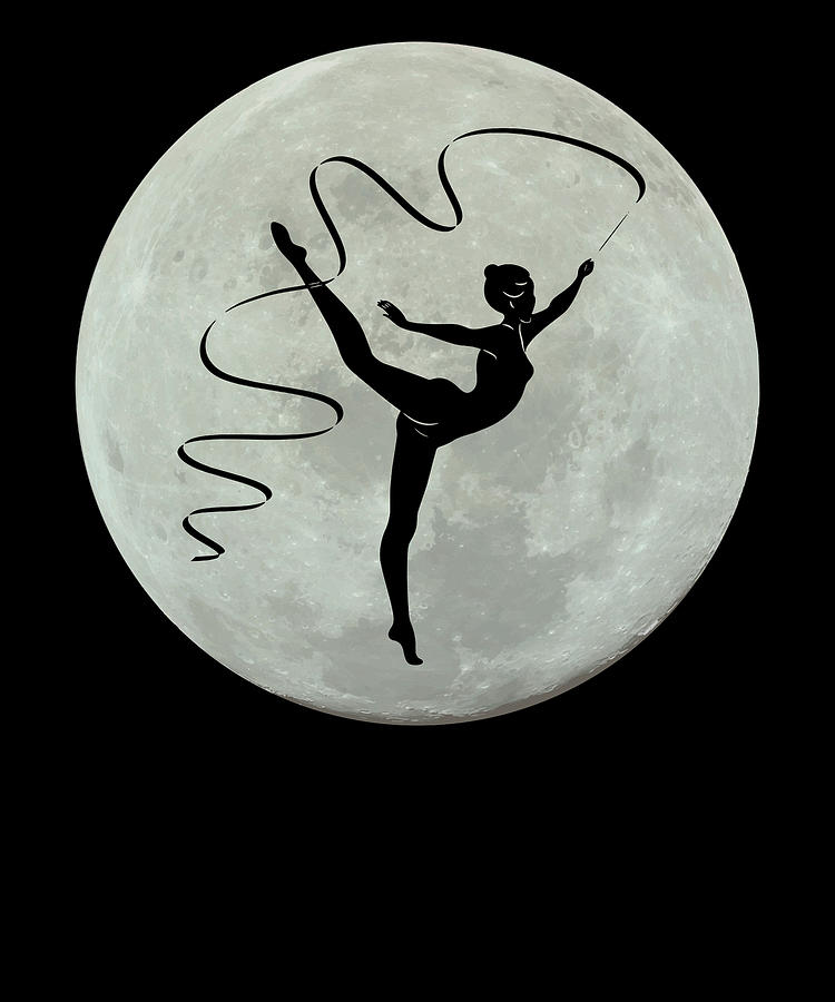 Rhythmic Moon Gymnastics Digital Art by ShunnWii