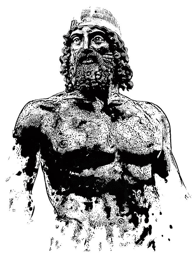 Riace's bronzes Digital Art by Fabbriche Paradiso - Pixels