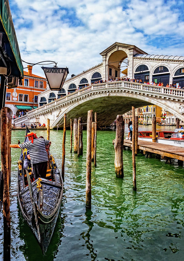 Rialto Bridge in Venice Photograph by Carolyn Derstine