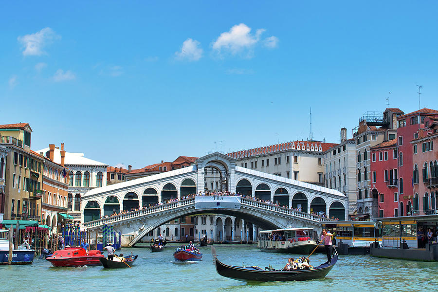 Rialto Bridge in Venice Photograph by Matthew DeGrushe