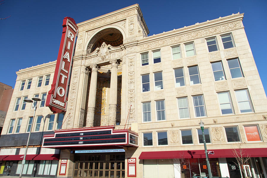 Rialto Movie Theater in Joliet Illinois Photograph by Eldon McGraw