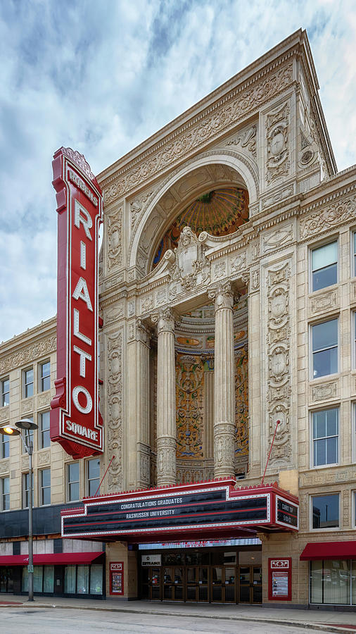 Rialto Square Theatre - Joilet, Illinois Photograph by Susan Rissi Tregoning