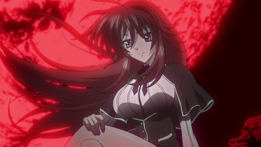 Rias Gremory - The Crimson Queen - High School DxD - HSDxD Digital Art ...