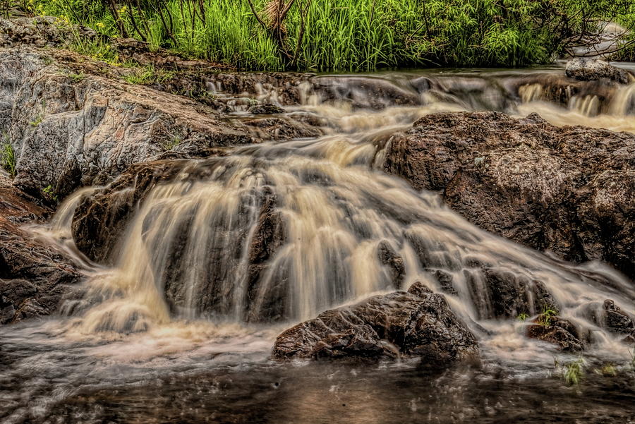 Rib Falls Soft Flow Photograph by Dale Kauzlaric