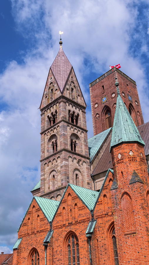 Ribe Cathedral or Our Lady Maria Cathedral, Denmark Photograph by Elenarts - Elena Duvernay photo