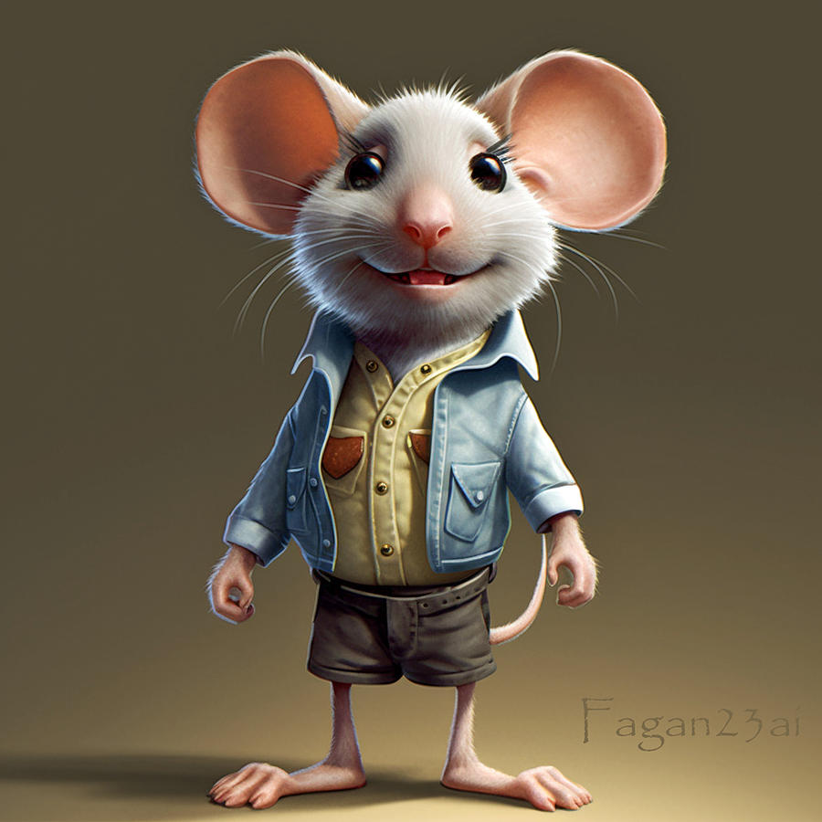 Ricardo Mouse Digital Art by Beverly Fagan Gilbertson - Fine Art America